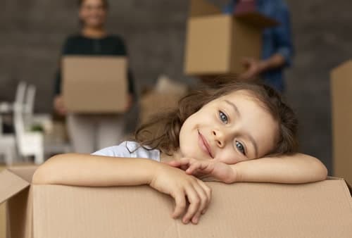 préparer un enfant pour la transition d'un déménagement
